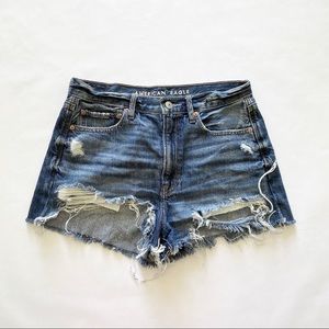 American Eagle Highrise Jean Shorts